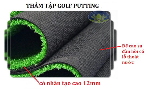 Thảm tập Golf Putitng nhựa Gomi22