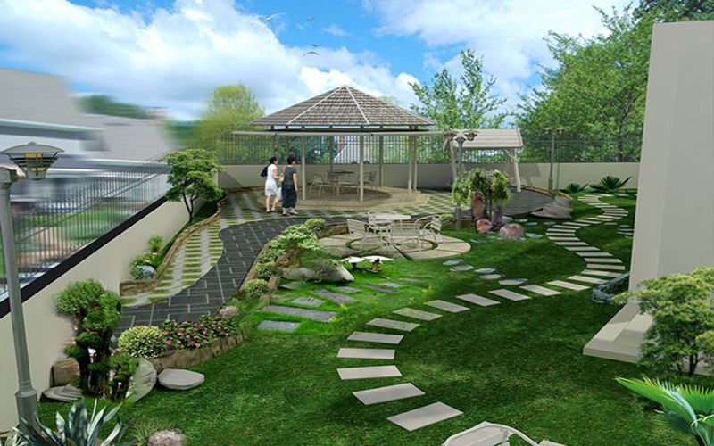 8 Nguyên tắc thiết kế cảnh quan sân vườn nhà phố đẹp